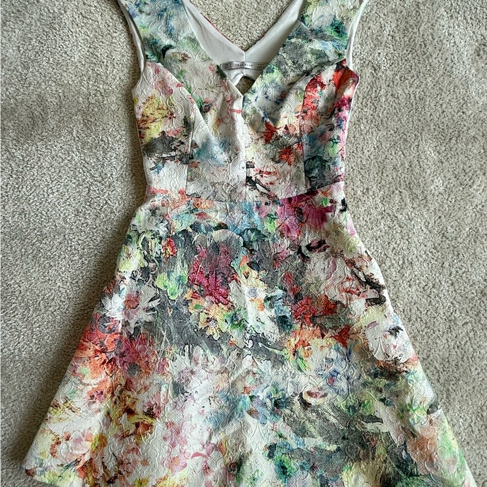 Zara Multicolor Backless Dress